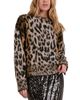 Elan Elan Cheetah Crewneck Sweater - 1