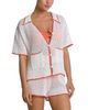 Elan Elan Contrast Button Front Swim Cover Up Shirt - 3