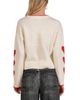 Elan Elan Crewneck Heart Sleeve Sweater - 3
