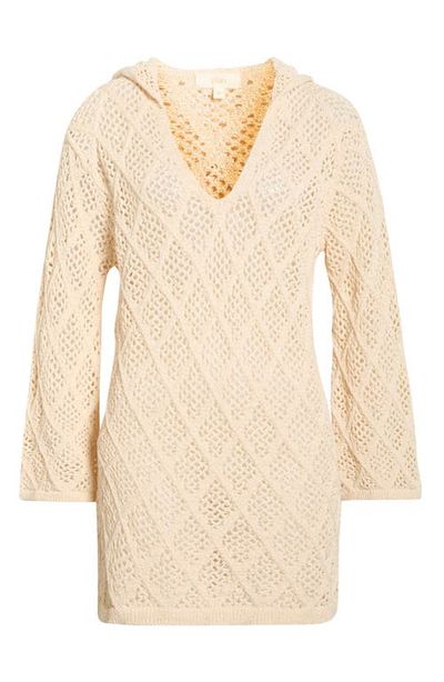Elan Elan Crochet Cover-Up Minidress