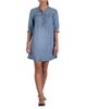 Elan Elan Elbow Sleeve Denim Dress - 2