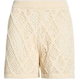 Elan Elan Openwork Knit Cover-Up Shorts