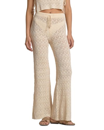 Elan Elan Pointelle Knit Swim Cover-Up Pants