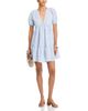 Elan Elan Puff Sleeve Embroidered Babydoll Dress - 2