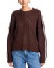 Elan Elan Ribbed Blanket Stitch Sweater - 1