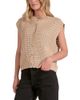 Elan Elan Sleeveless Open Knit Cardigan - 1