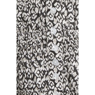 Elan Elan Smock Floral Print Cover-Up Minidress