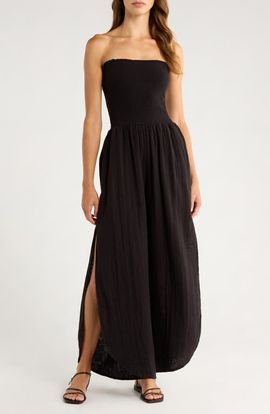 lspace rosalia strapless crochet dress L*Space Rosalia Strapless Crochet Dress In Pink - 48% Off
