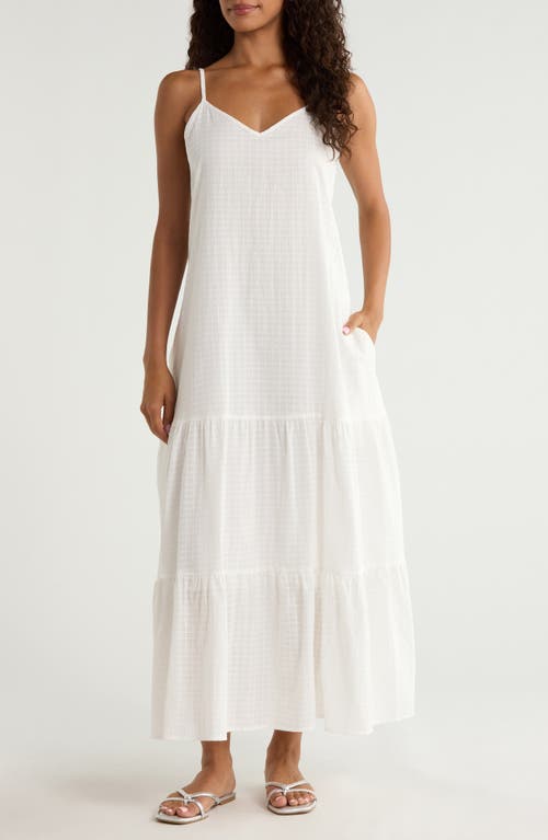 Elan Elan Tiered Maxi Cover-Up Dress