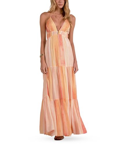 Elan Elan V Neck Maxi Dress Swim Cover-Up