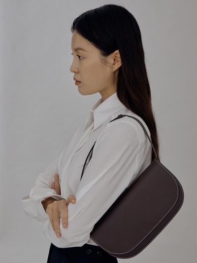 ELBATEGEV Broad bag - brown