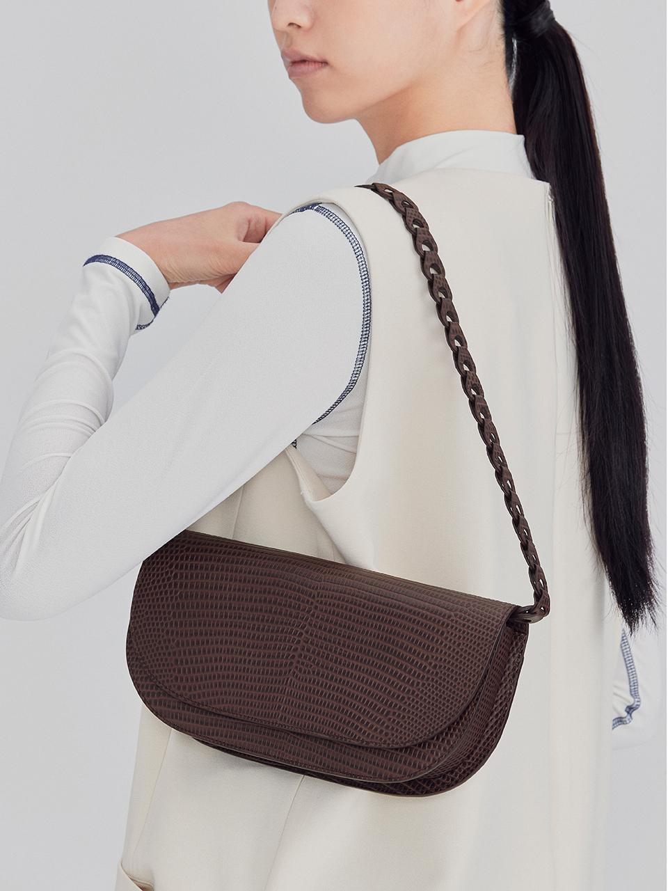 ELBATEGEV Broad bag - RED Brown