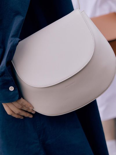 ELBATEGEV Concha Bag - white
