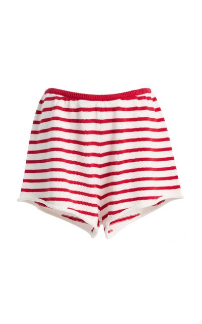 ELCE ELCE Cordelia Striped Cotton Shorts