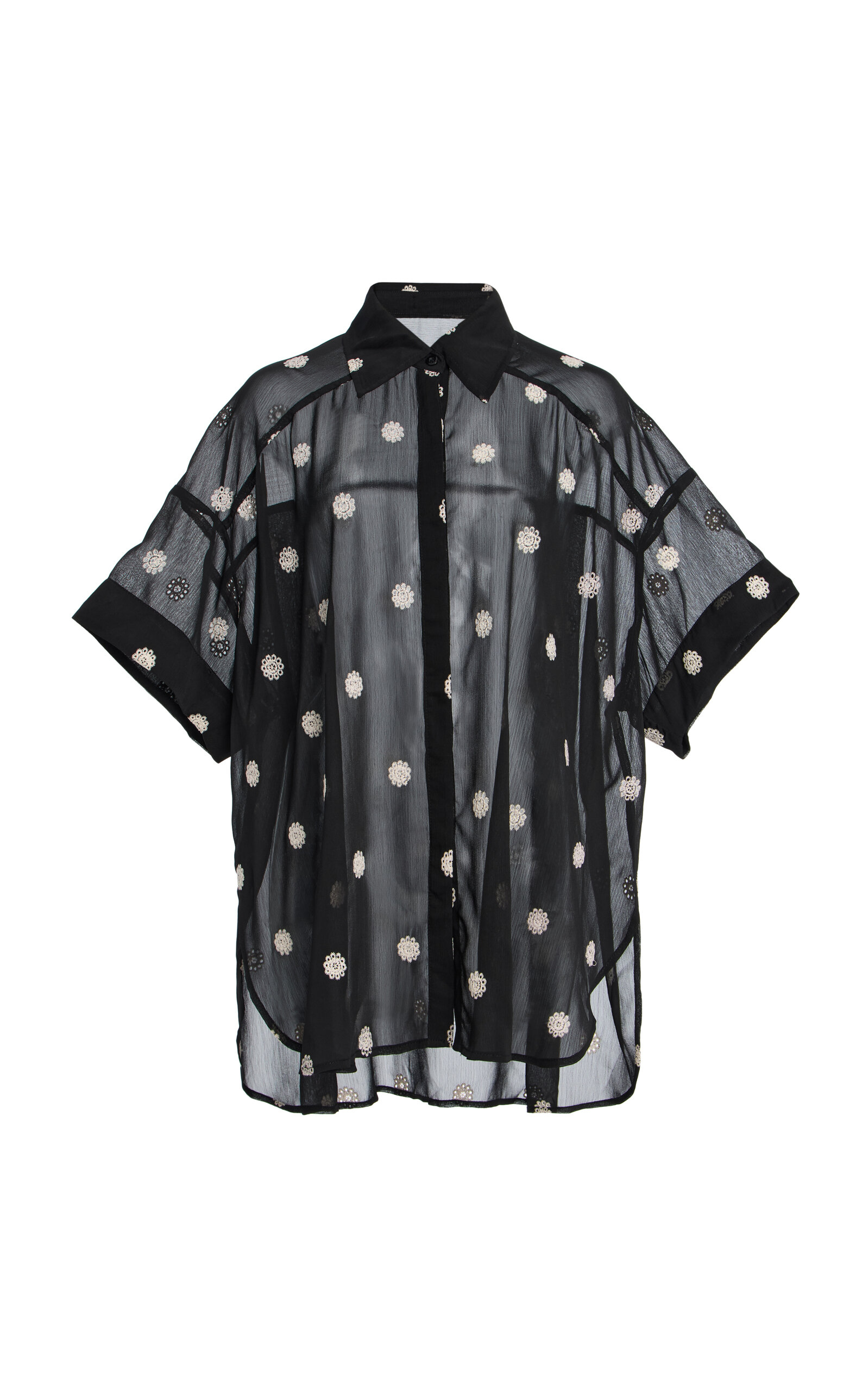 ELCE ELCE Elle Embroidered Chiffon Shirt