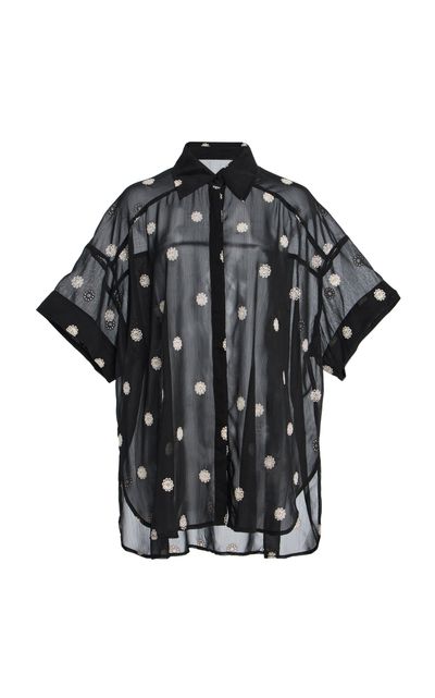 ELCE ELCE Elle Embroidered Chiffon Shirt