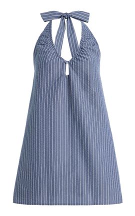 ELCE ELCE Exclusive Sidney CottonBlend Mini Halter Dress