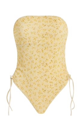 ELCE ELCE Vera Strapless Floral OnePiece Swimsuit