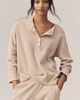 Electric & Rose Cotton Henley Pullover - 2