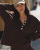 Electric & Rose Long-Sleeve Henley Knit Top - 1
