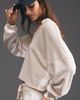 Electric & Rose V-Neck Batwing Pullover - 1