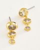 Electric Picks Crystal Rain Drop Earrings - 1