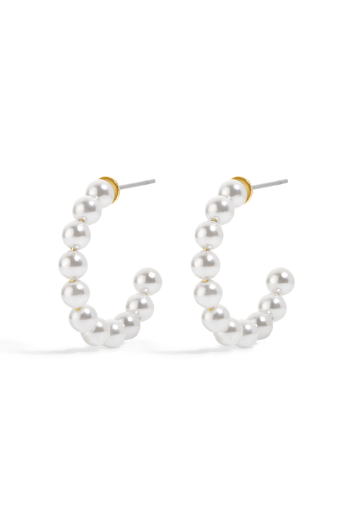 Electric Picks Electric Picks Beachwood Pearl Hoops