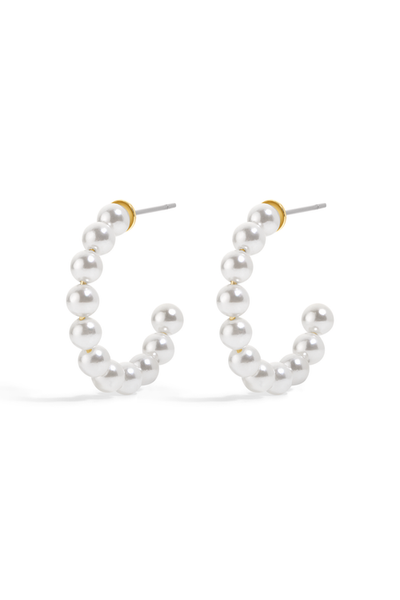 Electric Picks Electric Picks Beachwood Pearl Hoops