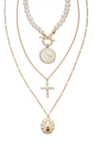 Electric Picks Electric Picks xSarah & Hollie Amore Necklace Set of 3