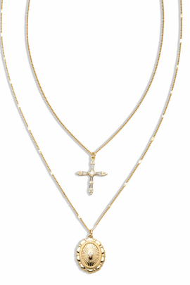 Electric Picks Electric Picks xSarah & Hollie Passport Necklace Set of 2