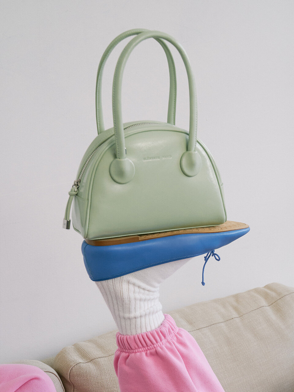 ELEGANCE PARIS Delin Mini Tote Bag_Mint