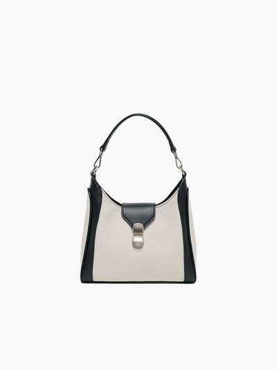 ELEGANCE PARIS Mezzo Canvas Tote Bag_Black