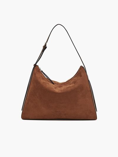 ELEGANCE PARIS Premium Adjustable Suede Hobo Bag (OSFH301T)