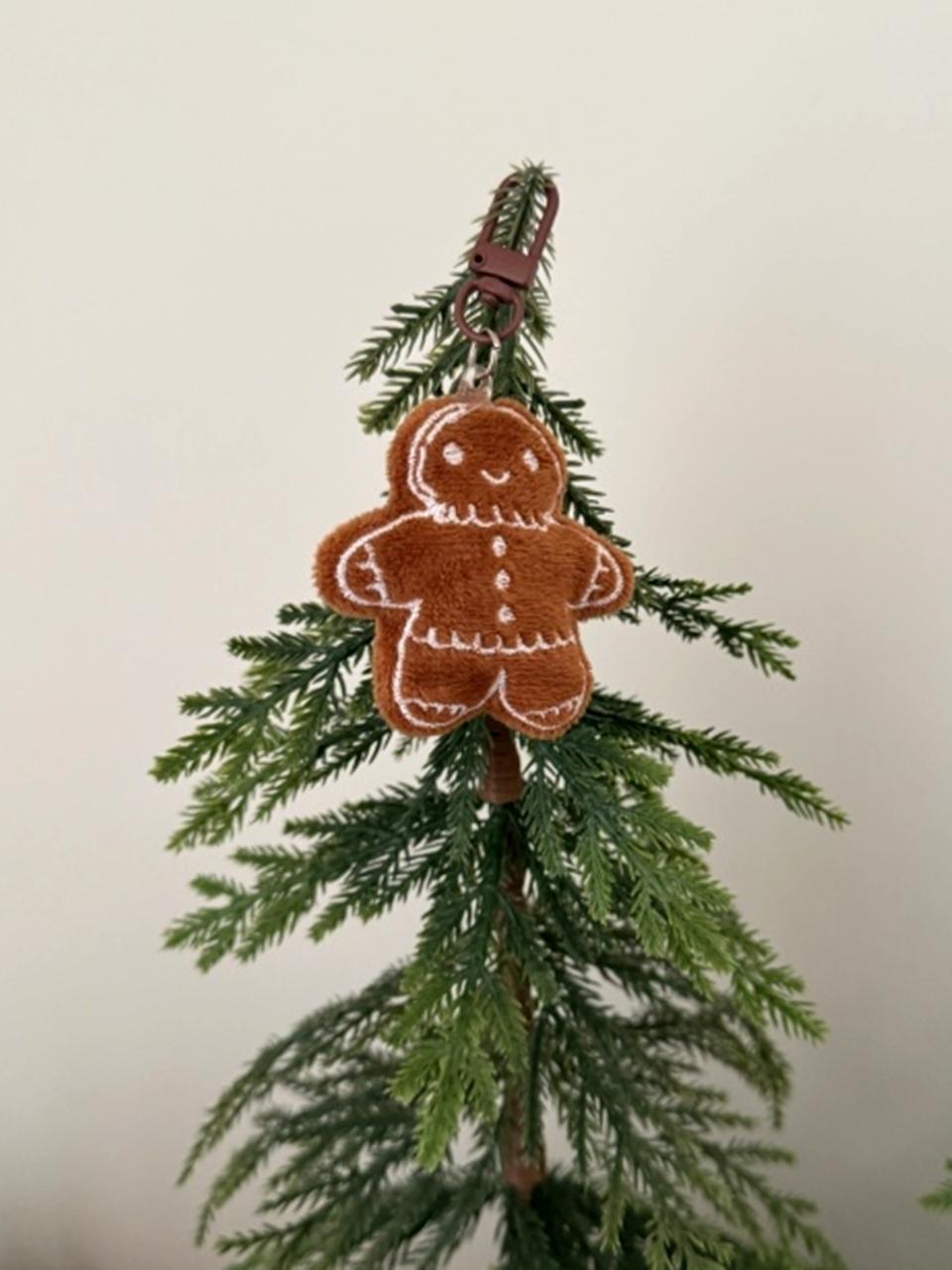 Elegant table Character Plush Miniature Keyring Charm [Brown]
