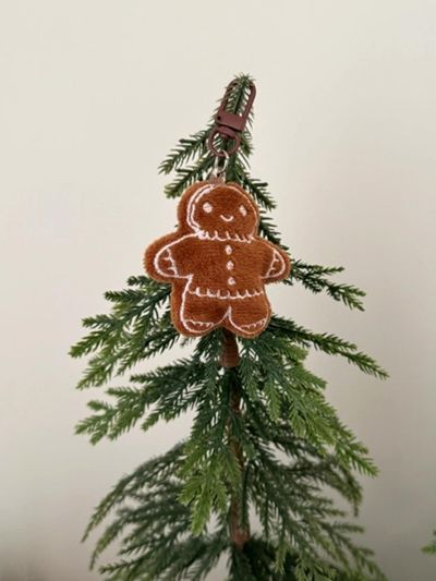 Elegant table Character Plush Miniature Keyring Charm [Brown]