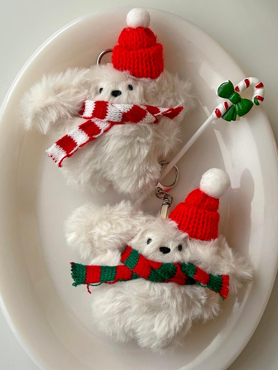 Elegant table Christmas Key ring 2type