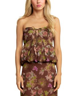 Elevator Disco Elevator Disco Capulet Printed Tube Top