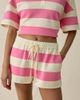 Elevator Disco Elevator Disco Sunday Vibes Pull-On Shorts in Pink, Women's at Urban Outfitters - 3