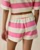 Elevator Disco Elevator Disco Sunday Vibes Pull-On Shorts in Pink, Women's at Urban Outfitters - 4