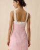 Elevator Disco Elevator Disco Urban Sass Seersucker Bustier Mini Dress in Pink, Women's at Urban Outfitters - 3