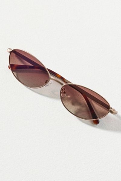 Eleventh Hour Oval Metal Frame Sunglasses