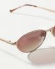 Eleventh Hour Oval Metal Frame Sunglasses - 3