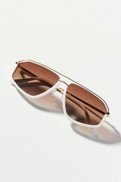 Eleventh Hour Polarized Metal Aviator Sunglasses