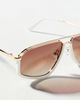 Eleventh Hour Polarized Metal Aviator Sunglasses - 3