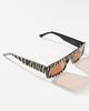 Eleventh Hour Slim Rectangle Patterned Sunglasses - 2