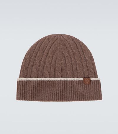 Eleventy Eleventy Cable-knit cashmere beanie
