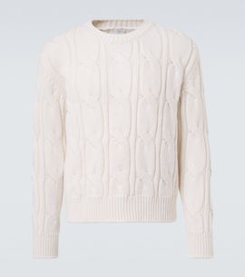 Eleventy Eleventy Cable-knit wool sweater