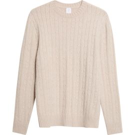 Eleventy Eleventy Cable Knit Cashmere & Silk Blend Sweater