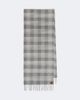 Eleventy Eleventy Checked silk, wool, and cashmere scarf - 1