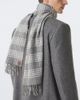 Eleventy Eleventy Checked silk, wool, and cashmere scarf - 2